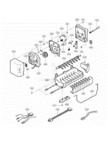 Ice Maker Parts 2 parts for Lg Refrigerator 75952 from AppliancePartsPros.com