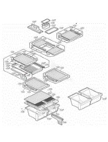 Refrigerator Parts parts for Lg Refrigerator 75952 from AppliancePartsPros.com