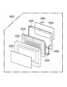 Door Parts parts for Lg Wall Oven 767 from AppliancePartsPros.com