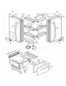 Door Parts parts for Lg Refrigerator 77549 from AppliancePartsPros.com