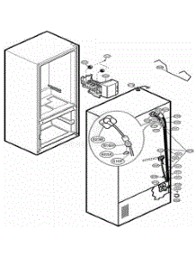Ice Maker Parts parts for Lg Refrigerator 77549 from AppliancePartsPros.com