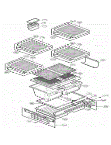 Refrigerator Parts parts for Lg Refrigerator 77549 from AppliancePartsPros.com