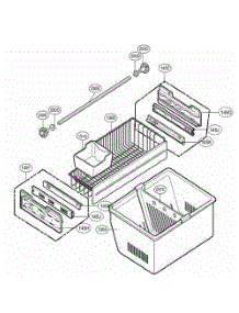 Freezer Parts parts for Lg Refrigerator 77552 from AppliancePartsPros.com