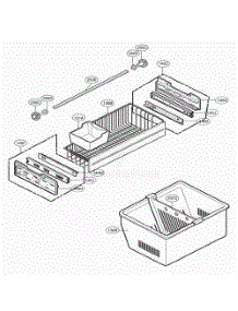 Freezer Parts parts for Lg Refrigerator 77564 from AppliancePartsPros.com