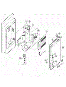 Ice Maker And Ice Bin Parts parts for Lg Refrigerator 77564 from AppliancePartsPros.com