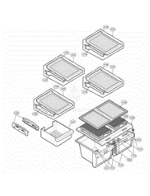 Refrigerator Parts parts for Lg Refrigerator 77564 from AppliancePartsPros.com