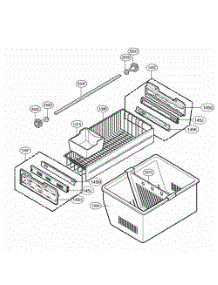 Freezer Parts parts for Lg Refrigerator 77712 from AppliancePartsPros.com
