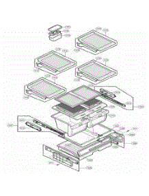 Refrigerator Parts parts for Lg Refrigerator 77712 from AppliancePartsPros.com