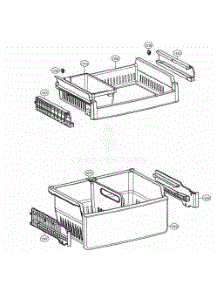 Freezer Parts parts for Lg Refrigerator 78022 from AppliancePartsPros.com