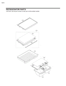 Refrigerator Parts parts for Lg Refrigerator 78033 from AppliancePartsPros.com