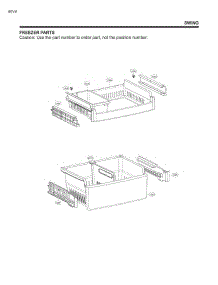 Freezer Parts parts for Lg Refrigerator 78043 from AppliancePartsPros.com