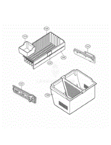 Freezer Parts parts for Lg Refrigerator 78099 from AppliancePartsPros.com