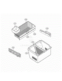 Freezer Parts parts for Lg Refrigerator 78306 from AppliancePartsPros.com