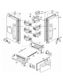 Door Parts parts for Lg Refrigerator 78342 from AppliancePartsPros.com