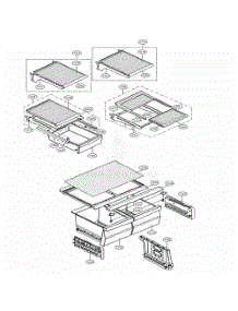 Refrigerator Parts parts for Lg Refrigerator 78342 from AppliancePartsPros.com