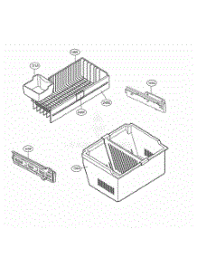 Freezer Parts parts for Lg Refrigerator 78344 from AppliancePartsPros.com
