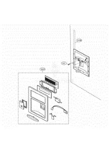Dispenser Parts parts for Lg Refrigerator 78349 from AppliancePartsPros.com