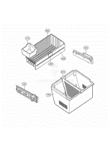 Freezer Parts parts for Lg Refrigerator 78349 from AppliancePartsPros.com