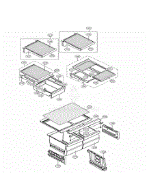 Refrigerator Parts parts for Lg Refrigerator 78349 from AppliancePartsPros.com