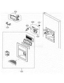 Dispenser Parts parts for Lg Refrigerator 78403 from AppliancePartsPros.com