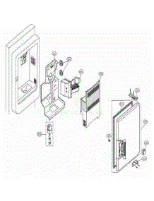 Ice Maker Parts parts for Lg Refrigerator 78403 from AppliancePartsPros.com
