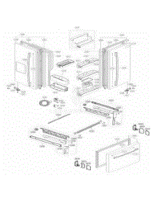 Door Parts parts for Lg Refrigerator 78412 from AppliancePartsPros.com