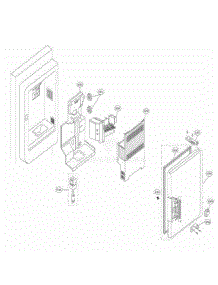 Ice Maker Parts parts for Lg Refrigerator 78412 from AppliancePartsPros.com
