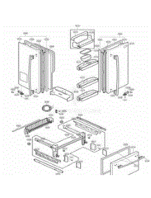 Door Parts parts for Lg Refrigerator 78503 from AppliancePartsPros.com