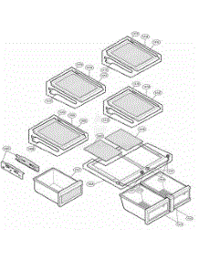 Refrigerator Parts parts for Lg Refrigerator 78503 from AppliancePartsPros.com