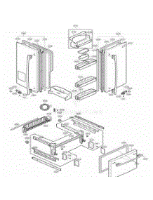 Door Parts parts for Lg Refrigerator 78509 from AppliancePartsPros.com