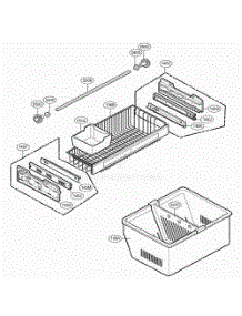 Freezer Parts parts for Lg Refrigerator 78509 from AppliancePartsPros.com