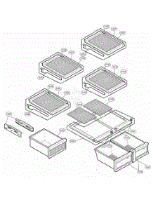 Refrigerator Parts parts for Lg Refrigerator 78509 from AppliancePartsPros.com