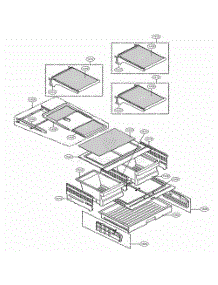 Refrigerator Parts parts for Lg Refrigerator 78542 from AppliancePartsPros.com