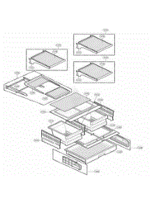 Refrigerator Parts parts for Lg Refrigerator 78549 from AppliancePartsPros.com
