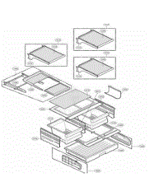 Refrigerator Parts parts for Lg Refrigerator 78556 from AppliancePartsPros.com