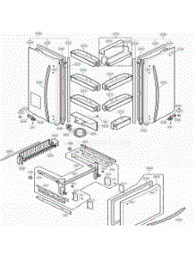 Door Parts parts for Lg Refrigerator 78559 from AppliancePartsPros.com