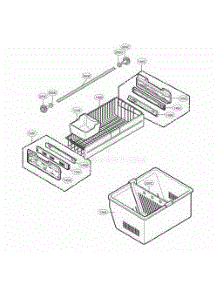 Freezer Parts parts for Lg Refrigerator 78733 from AppliancePartsPros.com