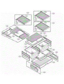 Refrigerator Parts parts for Lg Refrigerator 78733 from AppliancePartsPros.com