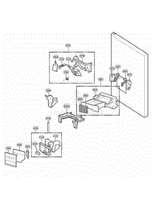 Dispenser Parts parts for Lg Refrigerator 78739 from AppliancePartsPros.com