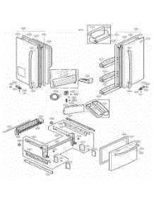 Door Parts parts for Lg Refrigerator 78739 from AppliancePartsPros.com