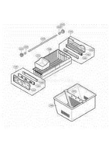 Freezer Parts parts for Lg Refrigerator 78739 from AppliancePartsPros.com