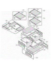 Refrigerator Parts parts for Lg Refrigerator 78739 from AppliancePartsPros.com
