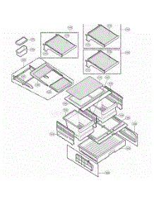 Refrigerator Parts parts for Lg Refrigerator 78754 from AppliancePartsPros.com