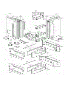 Door Parts parts for Lg Refrigerator 78773 from AppliancePartsPros.com