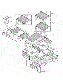 Refrigerator Parts parts for Lg Refrigerator 78773 from AppliancePartsPros.com