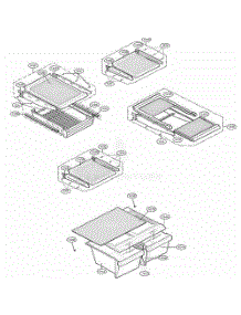 Refrigerator Parts parts for Lg Refrigerator 79013 from AppliancePartsPros.com