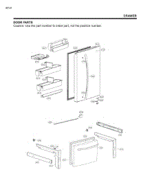Section 4 parts for Lg Refrigerator 79023 from AppliancePartsPros.com
