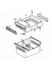 Freezer Parts parts for Lg Refrigerator 79042 from AppliancePartsPros.com