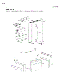 Door Parts parts for Lg Refrigerator 79043 from AppliancePartsPros.com