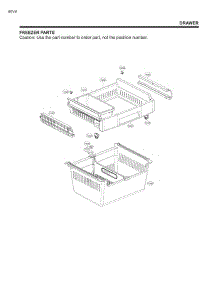 Freezer Parts parts for Lg Refrigerator 79043 from AppliancePartsPros.com